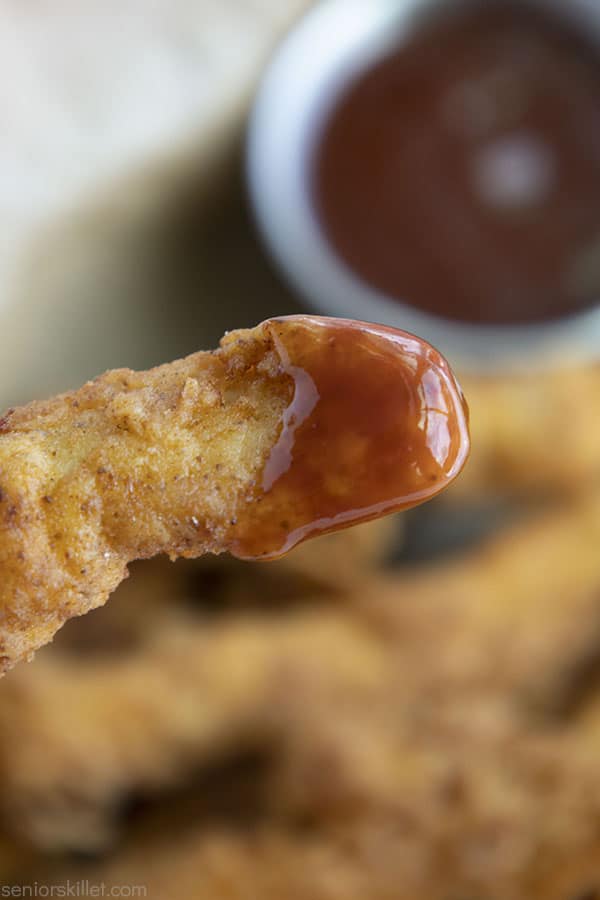 Ketchup dipped Chicken Fry