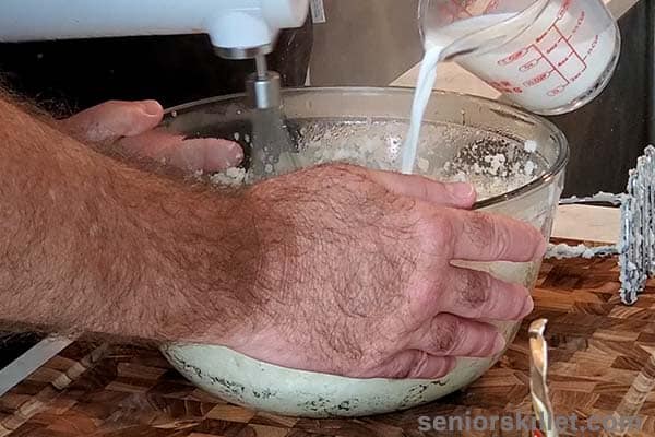 dding milk to potatoes