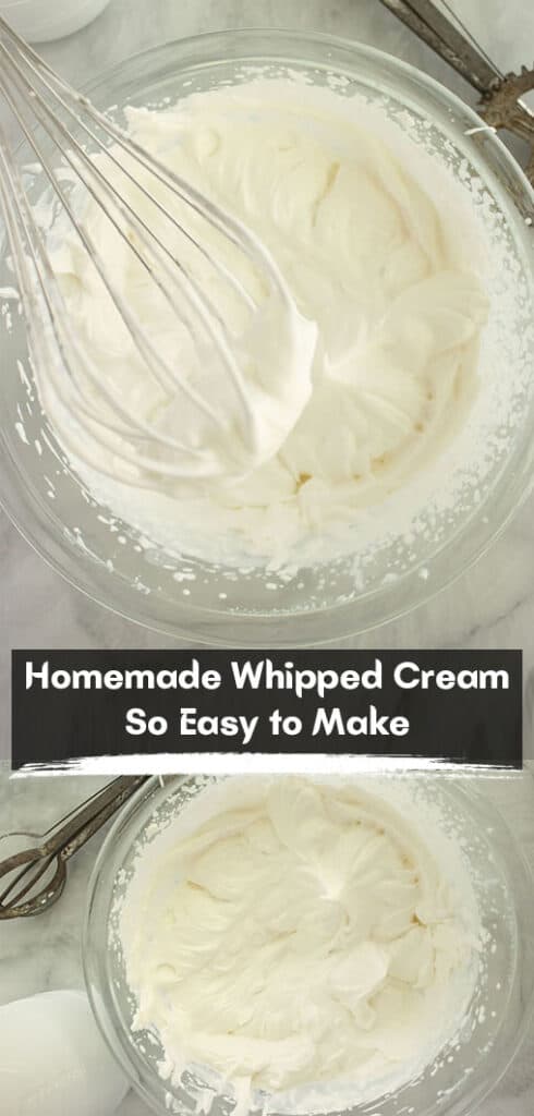 Homemade Whipped Cream - seniorskillet.com