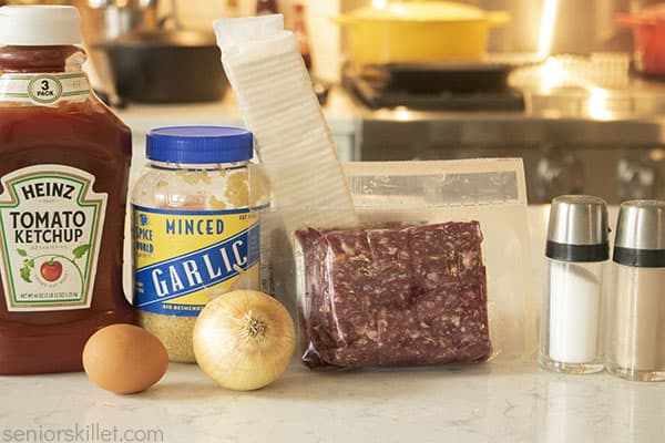 Ingredients for Skillet Meatloaf