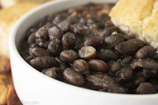 Southern pinto beans in bowl