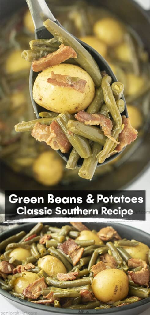 Southern Green Beans And Potatoes - Seniorskillet.com