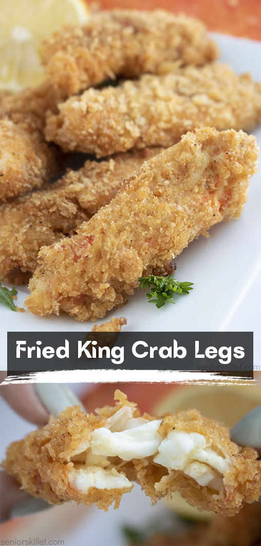 Long Pin Collage Fried King Crab Legs
